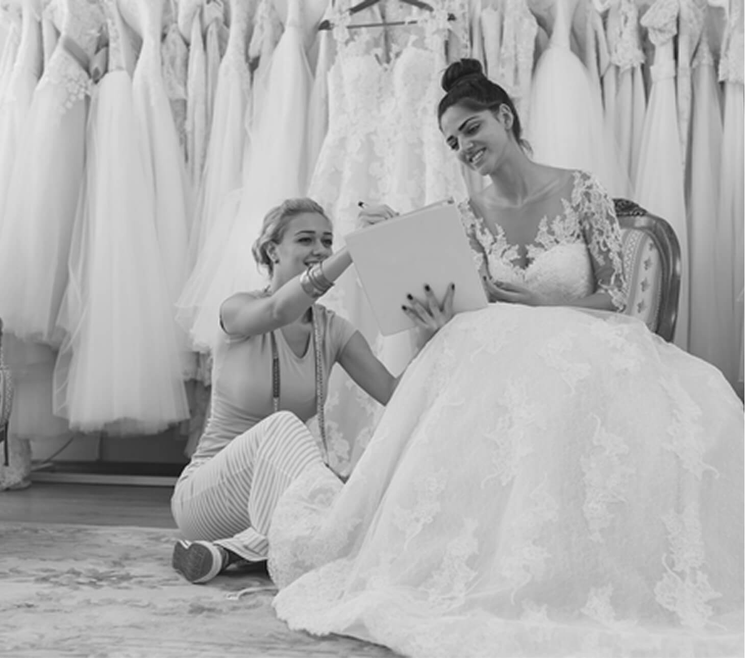 Modelы wearing a homecoming dresses