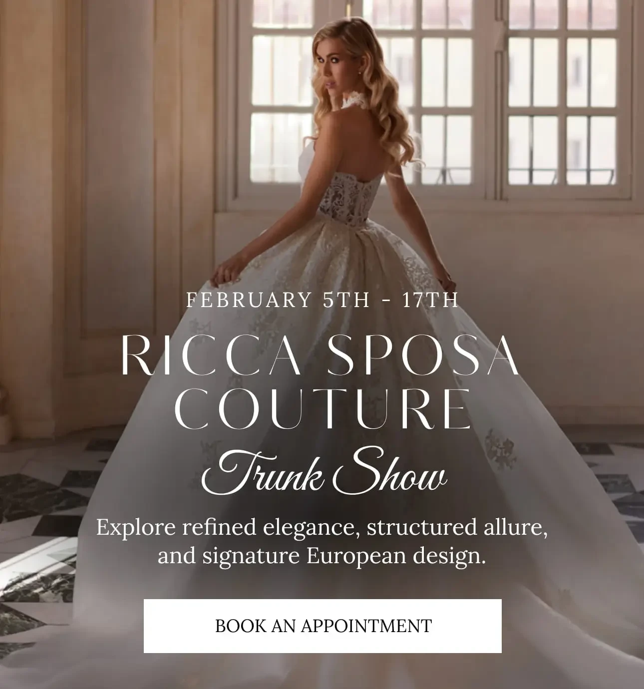 ricca sposa couture trunk show