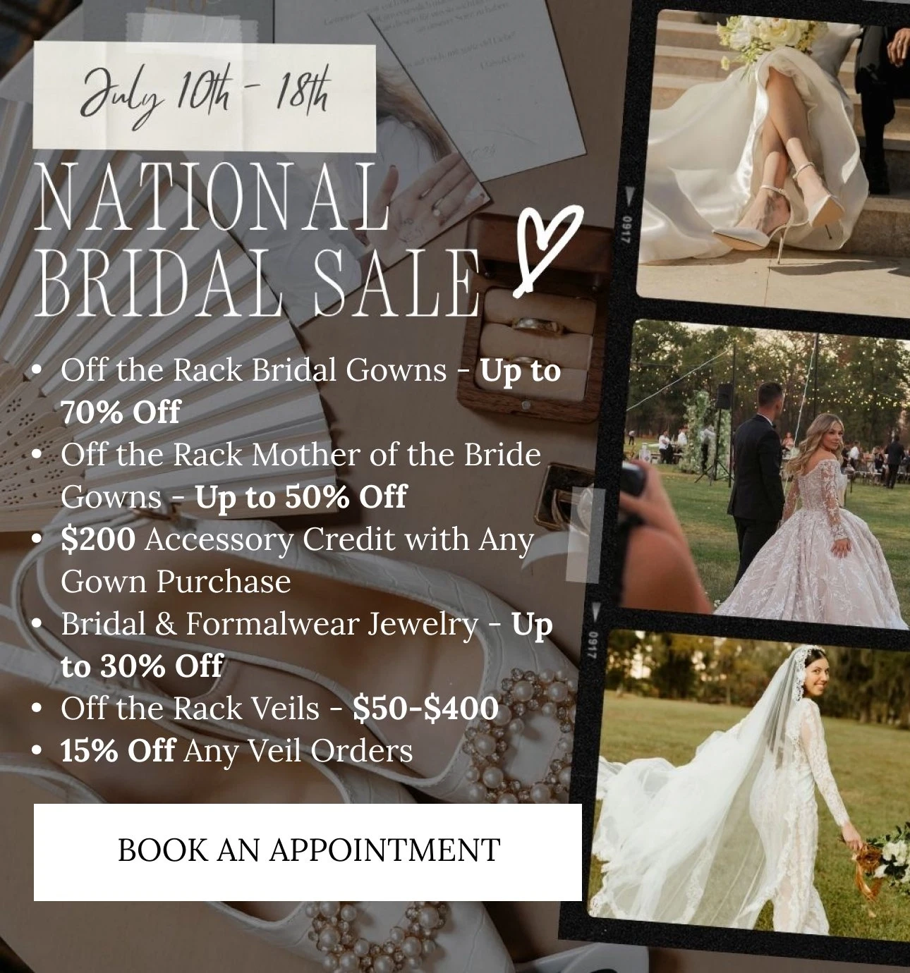 National Bridal Sale Banner