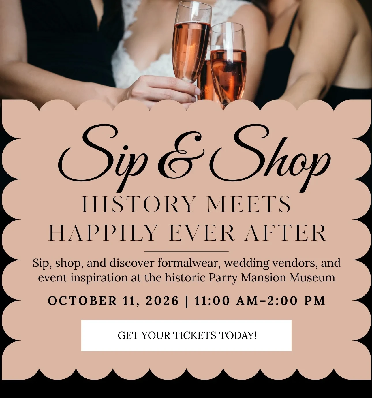 Sip and Shop Banner